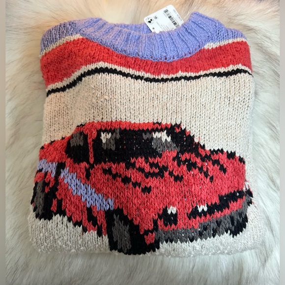 NWT Free People Fast Lane Pullover Sweater - Picture 7 of 10